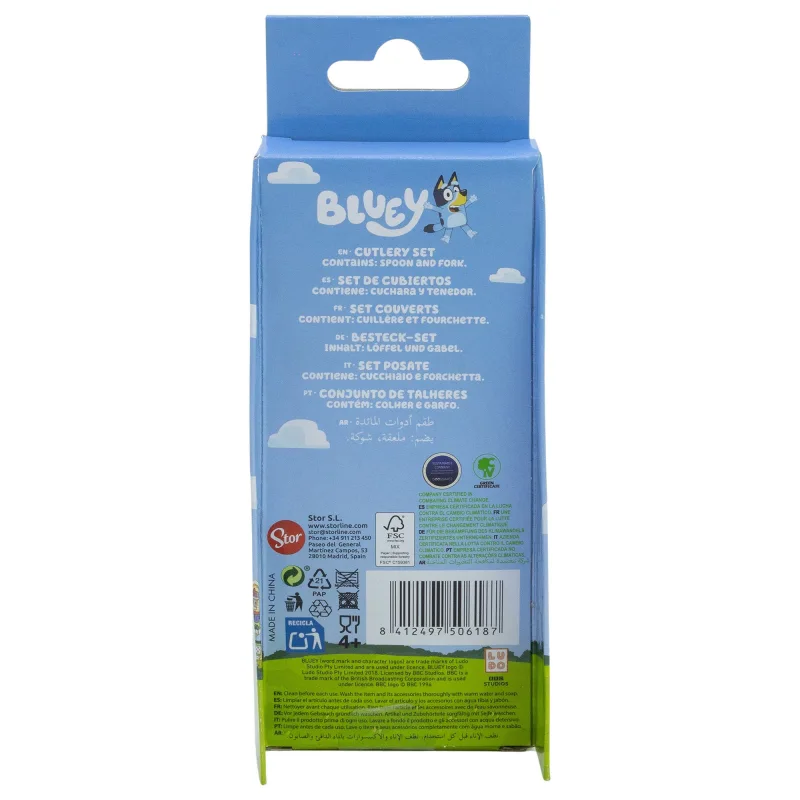 Bluey - Kinderbesteck Set - 2-teilig