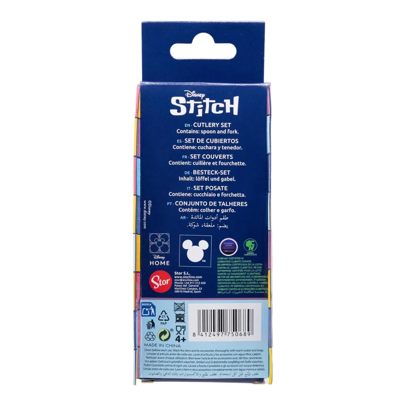 Stitch "Drawing" - Kinderbesteck Set - 2-teilig
