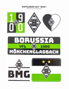 Borussia M´Gladbach Aufkleber-Set "BMG"
