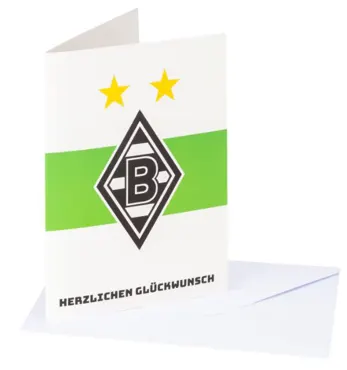 Borussia M´Gladbach Geburtstagskarte "Raute"