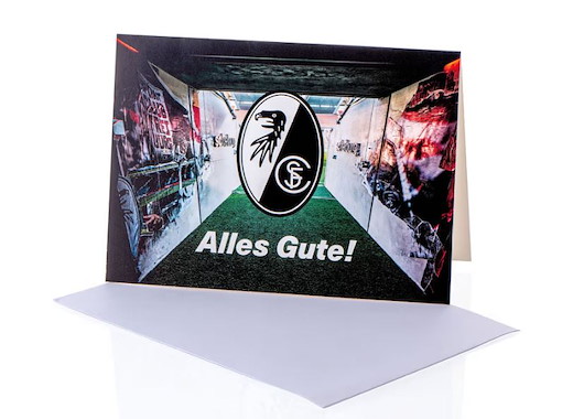 SC Freiburg Grußkarte "Alles Gute" 