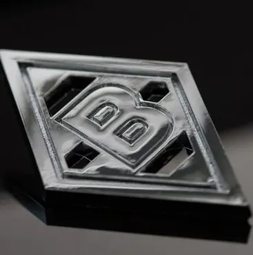 Borussia M´Gladbach Chromlogo Auto "Raute"