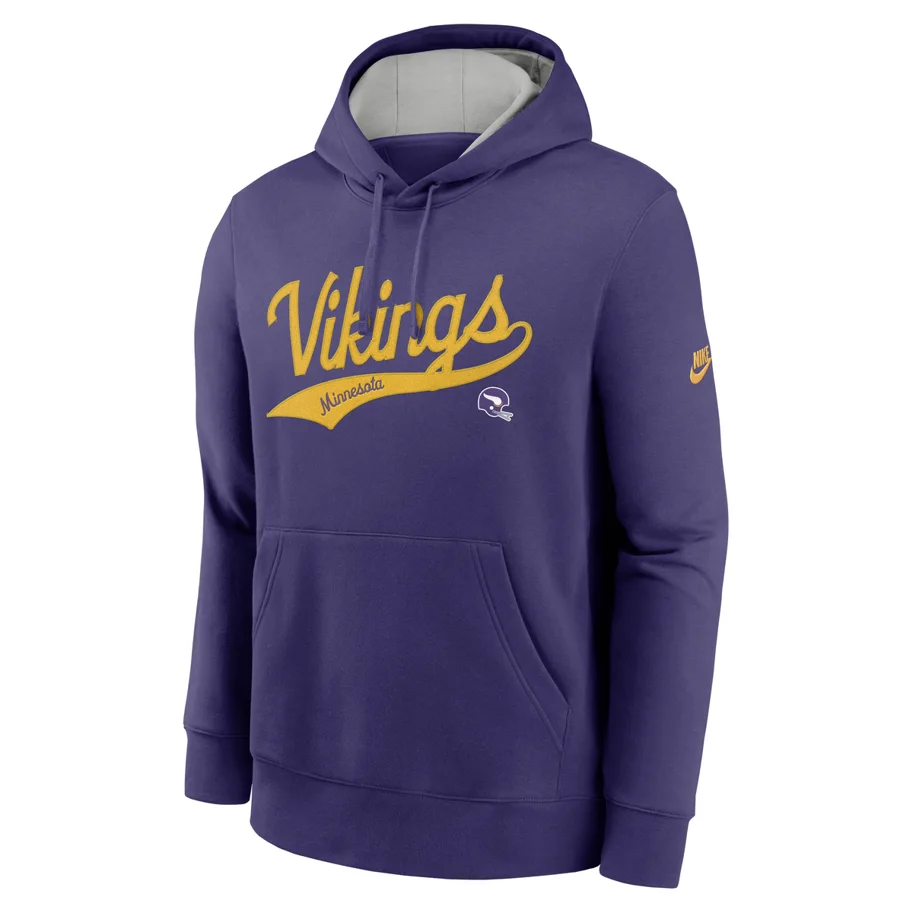 Minnesota Vikings Nike Club Fleece Hoodie L