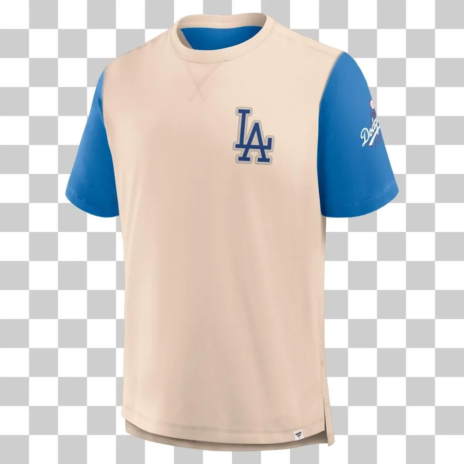 Los Angeles Dodgers 1958-71 MLB Retro Fashion Top L