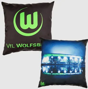 VfL Wolfsburg Kissen Stadion recycelt