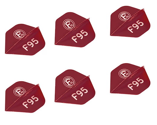 Fortuna Düsseldorf Dartflights 6er-Set 