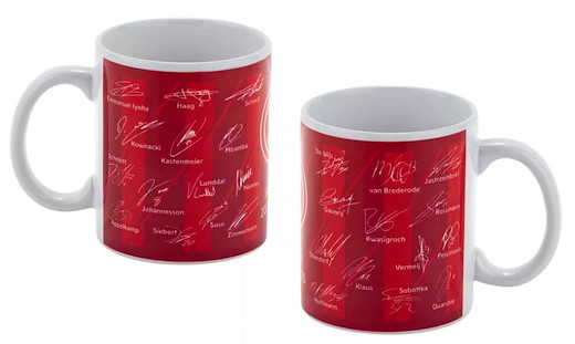 Fortuna Düsseldorf Tasse Unterschriften 2024-25 11oz