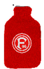 Fortuna Düsseldorf Wärmflasche Logo 