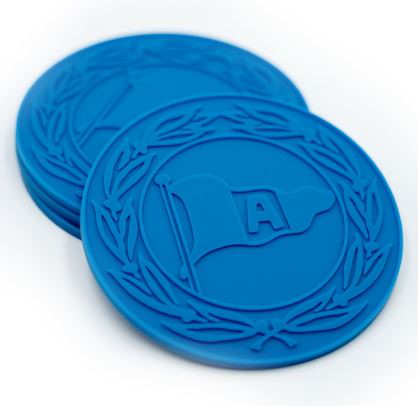 Arminia Bielefeld Silikon Untersetzer 4er Set 