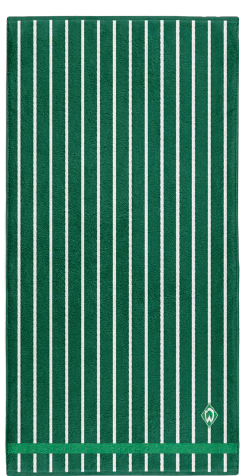 SV Werder Bremen GOTS Gästetuch 2er-Set Streifen 2x 30x50cm