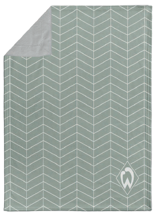 SV Werder Bremen Kuscheldecke Raute salbei 150x200cm