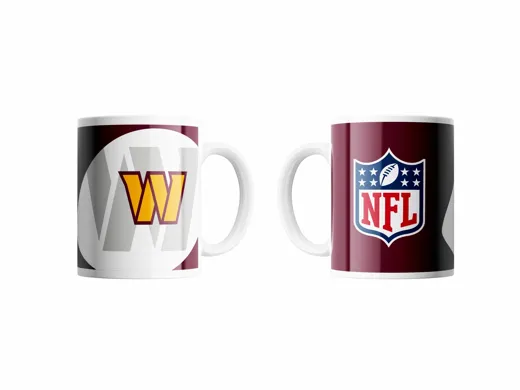 Washington Commanders Classic Mug Shadow Logo 11 Oz