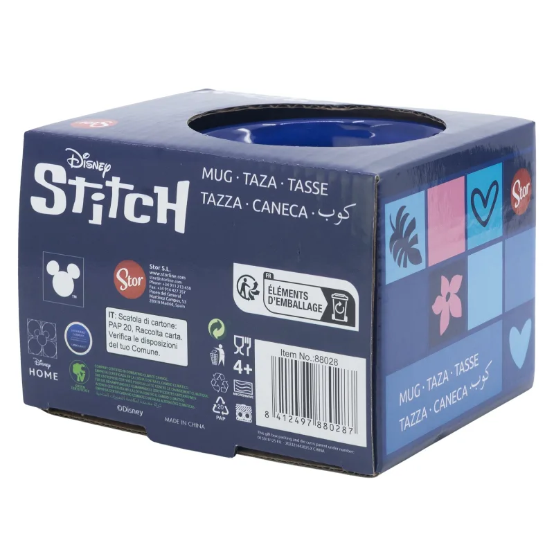 Stitch - Tasse aus Keramik, 355 ml, in Geschenbox
