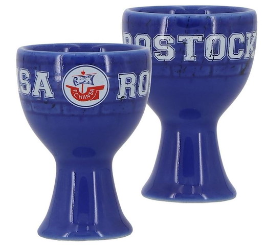 Hansa Rostock Eierbecher Mauer (2er-Set) 