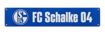 FC Schalke 04 Nummernschild mit Saugnapf 