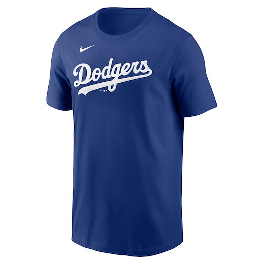 Los Angeles Dodgers Nike Fuse Wordmark Cotton Tee L