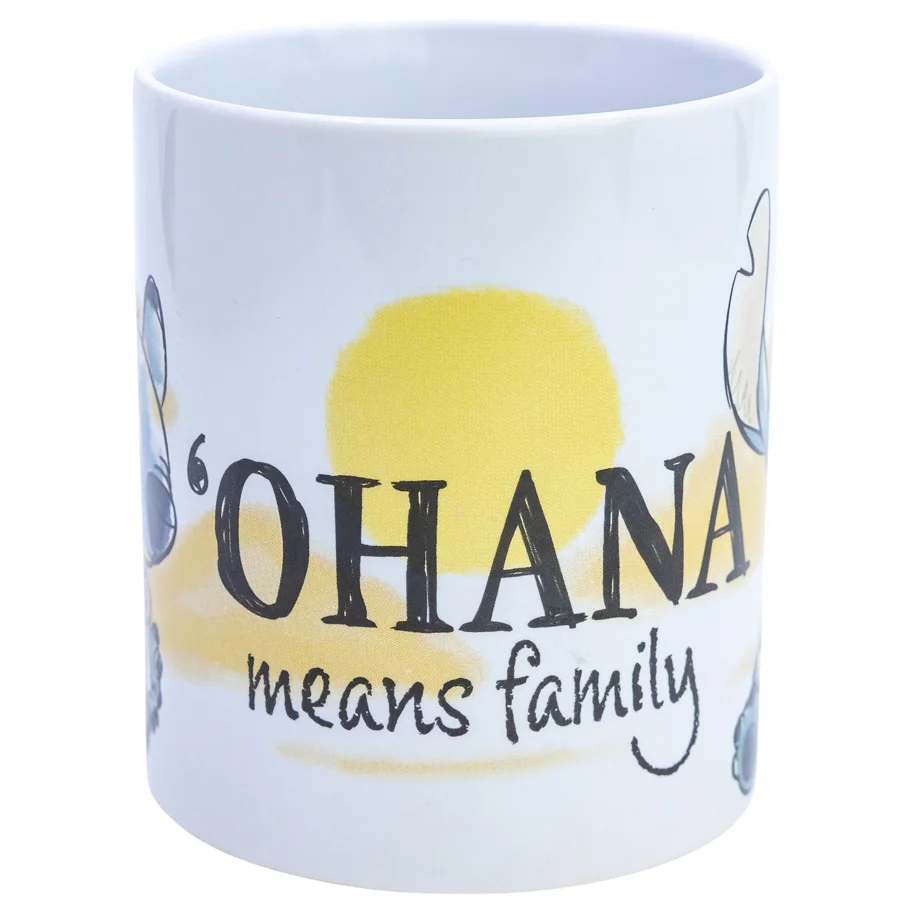 Stitch & Angel "OHANA" - Tasse aus Keramik, 325 ml, in Geschenbox