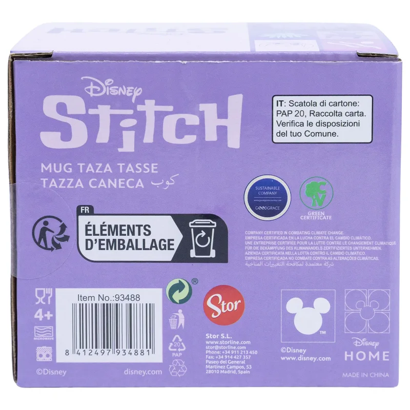 Stitch - Tasse aus Keramik, 325 ml, in Geschenbox
