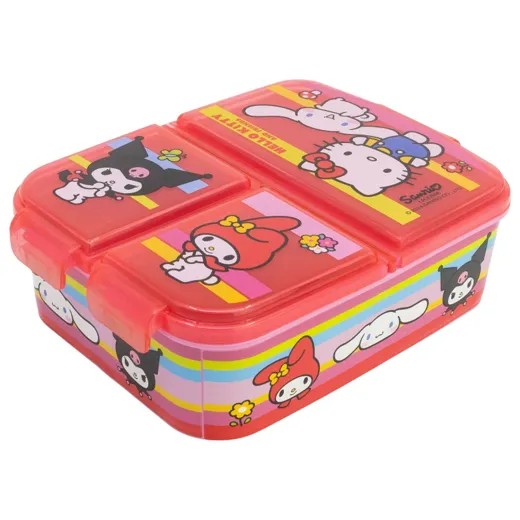 Hello Kitty and Friends - Lunchbox mit Fächern