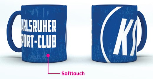 Karlsruher SC Tasse Softtouch 