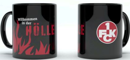 FCK Tasse Willkommen in der Hölle (schwarz) 11 Oz