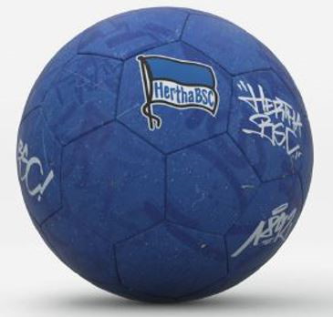 Hertha BSC Ball Fairtrade Graffiti Gr.5
