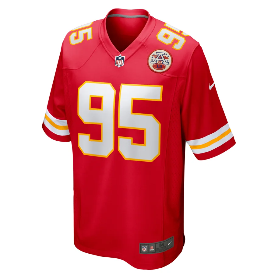 Kansas City Chiefs Nike Home Jersey Jones 95 2XL