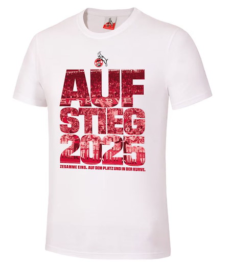 1. FC Köln T-Shirt "Aufstieg 2025" M