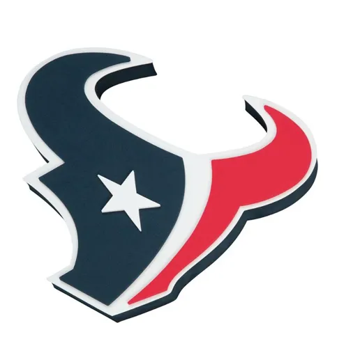Houston Texans 3D FanFoam Super Size Wall Sign 14 x 15