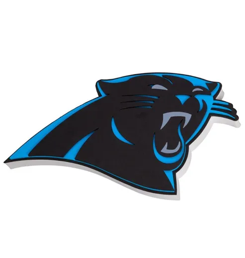 Carolina Panthers 3D FanFoam Super Size Wall Sign 14 x 15