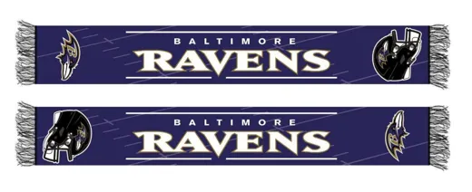 Baltimore Ravens HD Knitted Jaquard Scarf  145x20cm