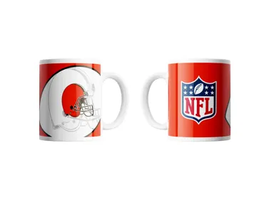 Cleveland Browns Classic Mug Shadow Logo & Shield 330ml