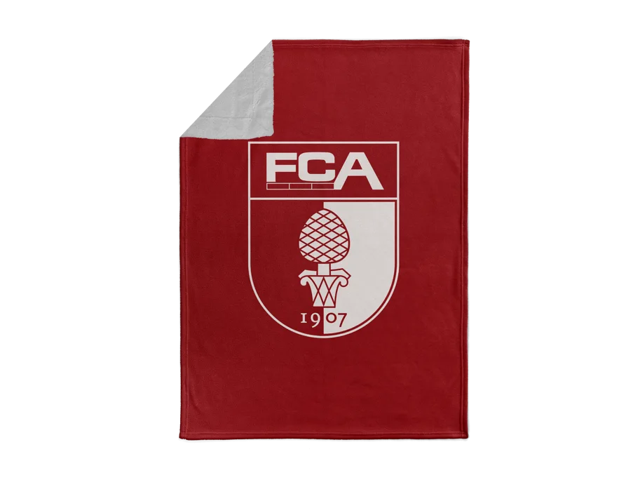 FC Augsburg Kuscheldecke Sherpa 150x200cm
