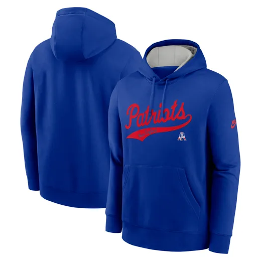 New England Patriots Nike Club Fleece Hoodie L