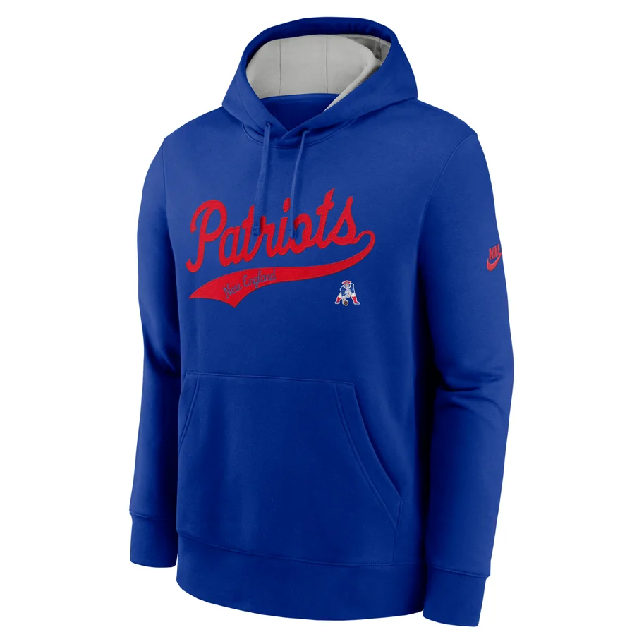 New England Patriots Nike Club Fleece Hoodie L