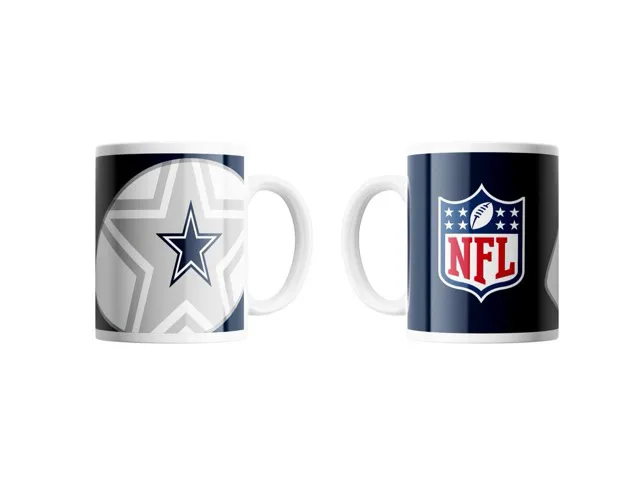 Dallas Cowboys Classic Mug Shadow Logo & Shield 