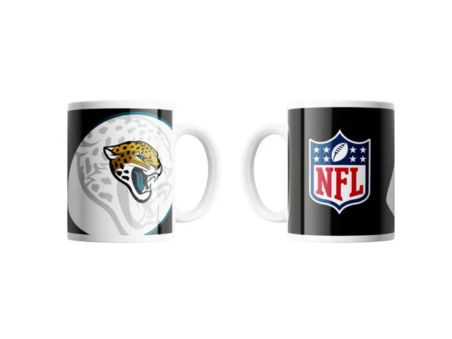 Jacksonville Jaguars Mug Shadow Logo & Shield 
