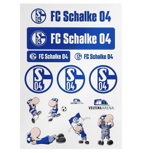 FC Schalke 04 Aufkleber-Bogen A5 