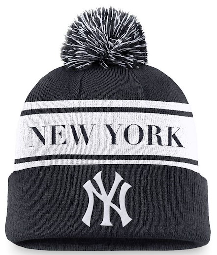 New York Yankees Nike Peak Pom Beanie 