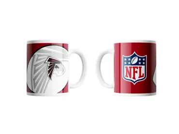Atlanta Falcons Classic Mug Shadow Logo & Shield 11 Oz