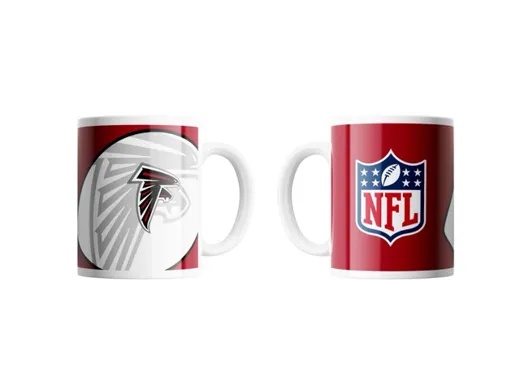 Atlanta Falcons Classic Mug Shadow Logo & Shield 11 Oz