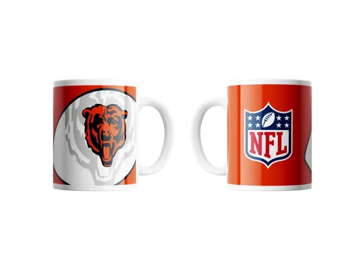 Chicago Bears Classic Mug Shadow Logo & Shield 330ml