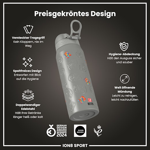 Justin Jefferson Steel Water Bottle 750ml 750ml