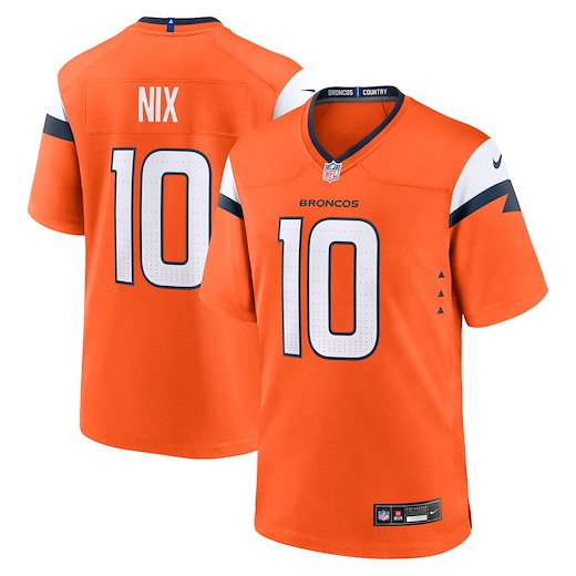 Denver Broncos Nike Home Jersey Nix 10 M