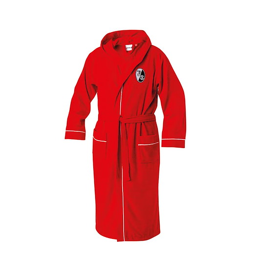 SC Freiburg Bademantel rot mit Kapuze 2XL 2XL