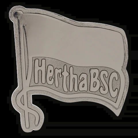 Hertha BSC Magnet Fahne Metall 