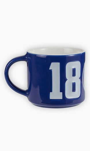 Karlsruher SC Tasse 1894 geprägt blau 