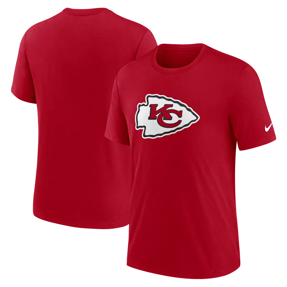 Kansas City Chiefs Nike Rewind Triblend T-Shirt L