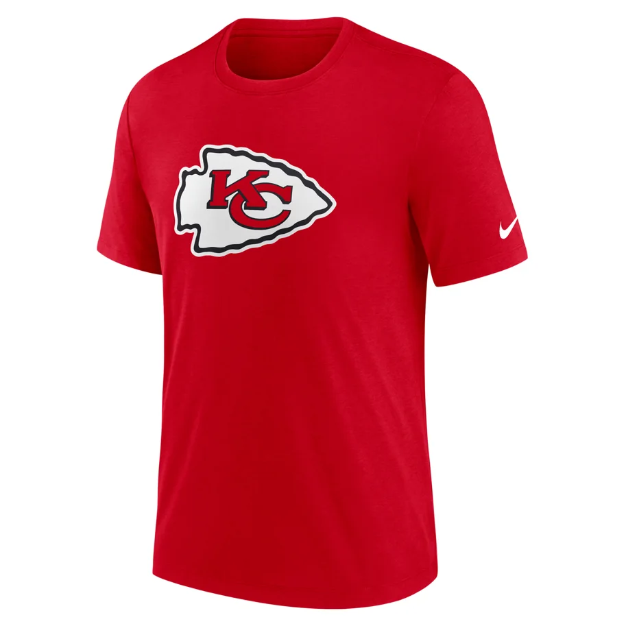 Kansas City Chiefs Nike Rewind Triblend T-Shirt L