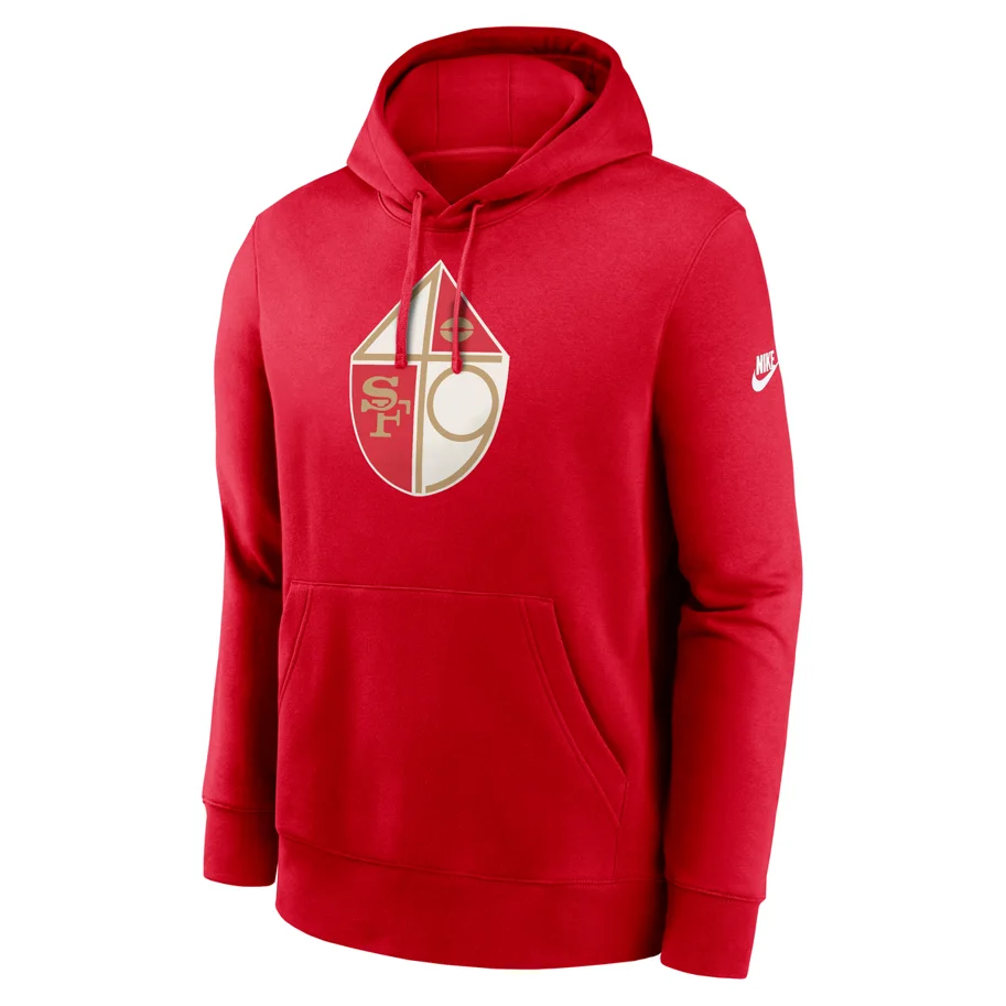San Francisco 49ers Nike Club Fleece Hoodie XL 